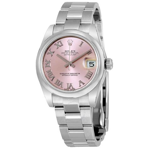 rolex silber pink|oyster steel Rolex watch.